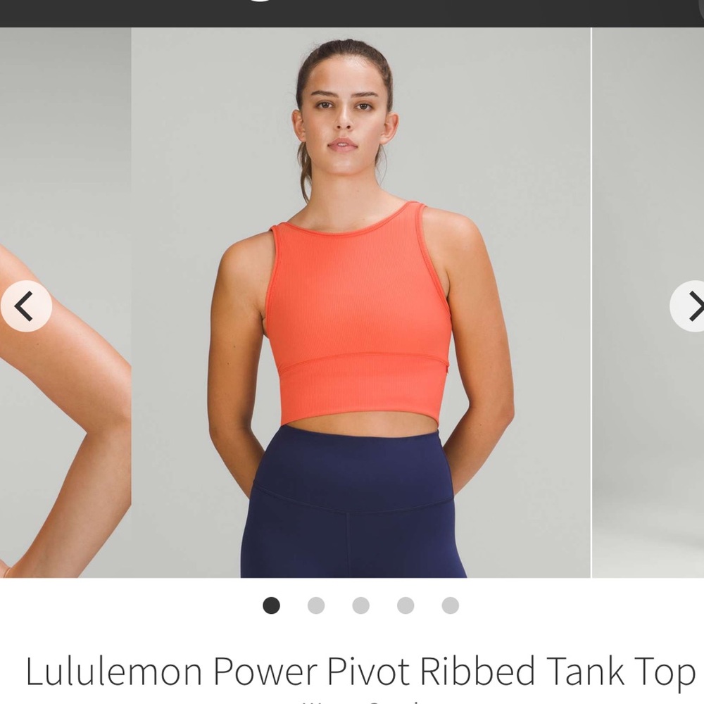 Lululemon Athletica Power Pivot Tank